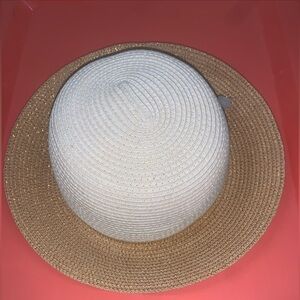 Magid Cream and Tan Straw Hat